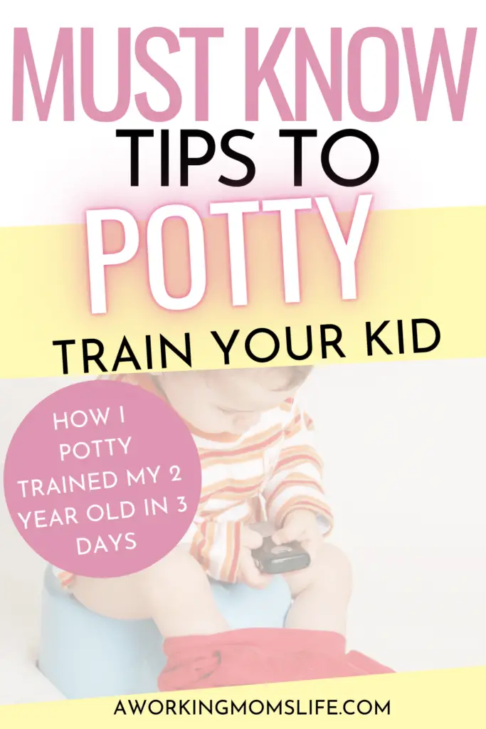 potty train toddler