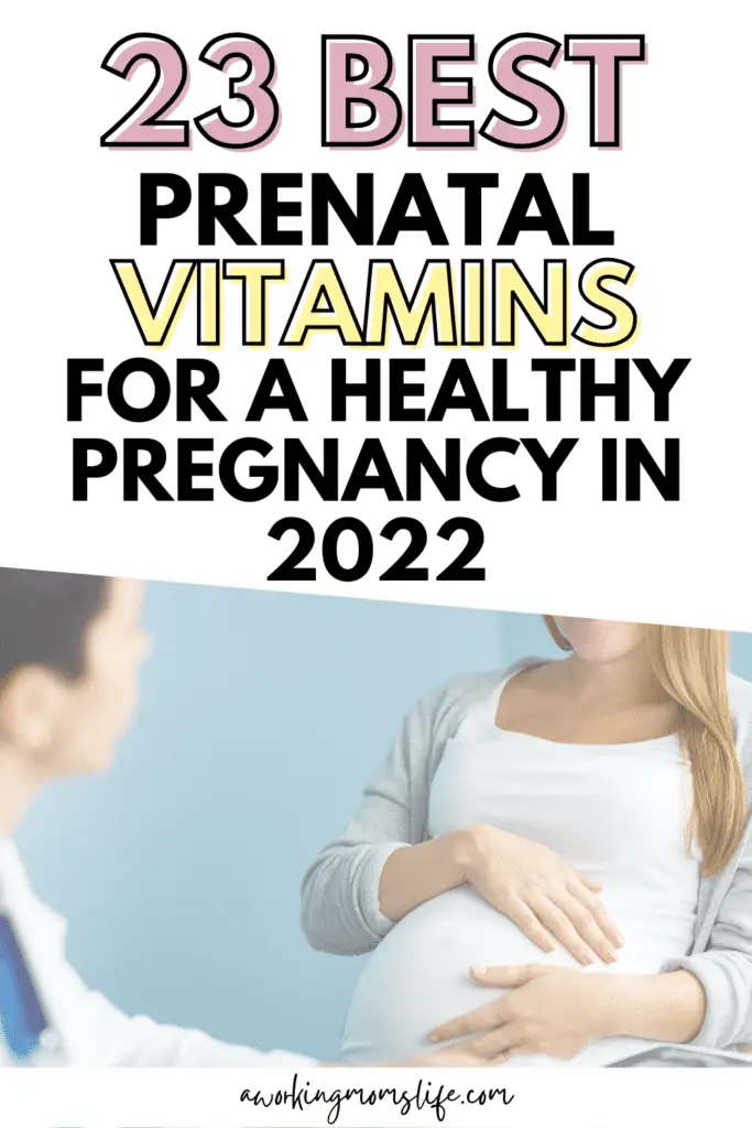 best prenatal vitamins for healthy pregnancy