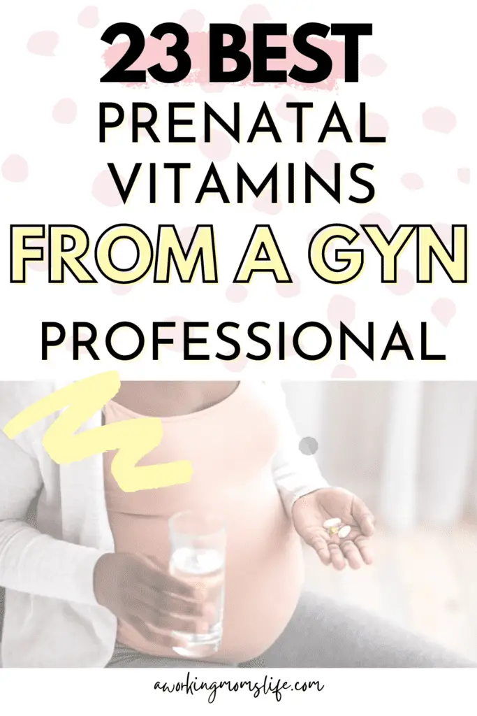 best prenatal vitamins for healthy pregnancy