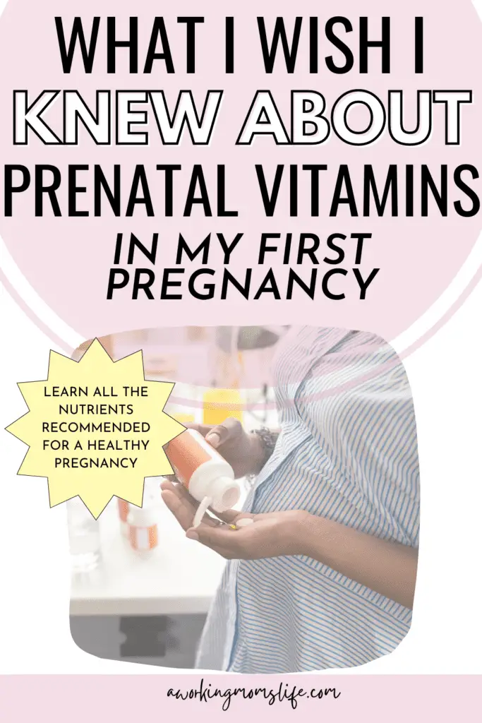 best prenatal vitamins for healthy pregnancy